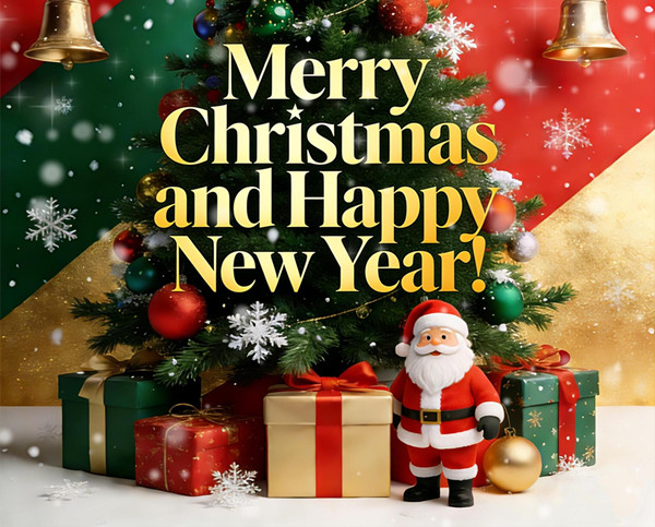 Мерекелік құттықтаулар: Рождество және Жаңа жыл құтты болсын!