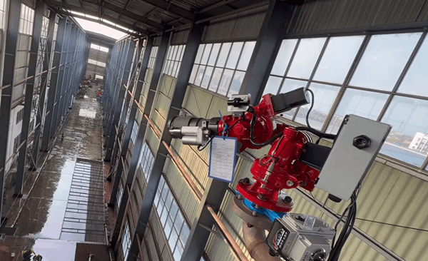 Автоматты түрде қадағаланатын өрт мониторы енді толық жиналды, сынақтан өтті және жақын арада жөнелтіледі